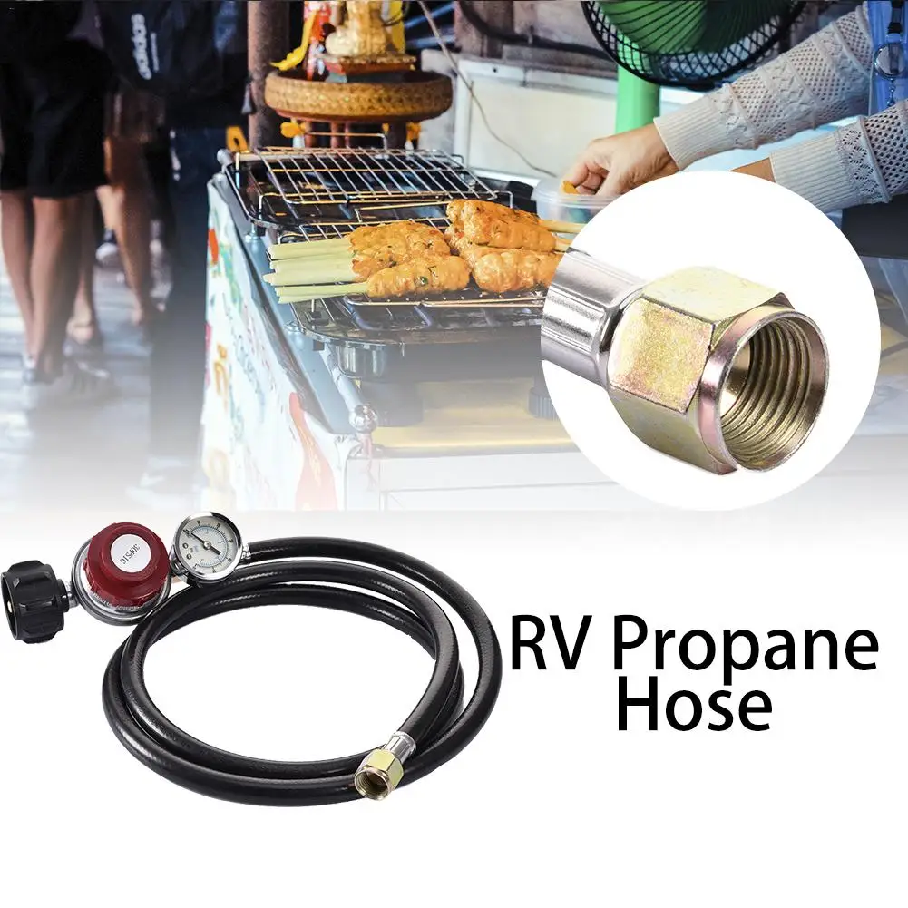 Пропановый шланг высокого давления 0-30PS и регулятор с индикатором PSI для горелок