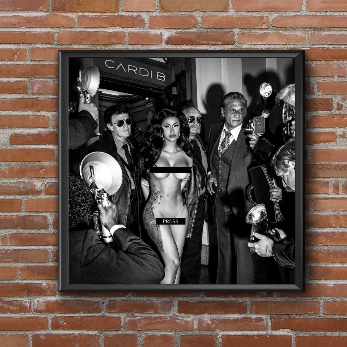 Cardi B Press-одиночная музыкальная обложка альбома постер звезда певец печать на