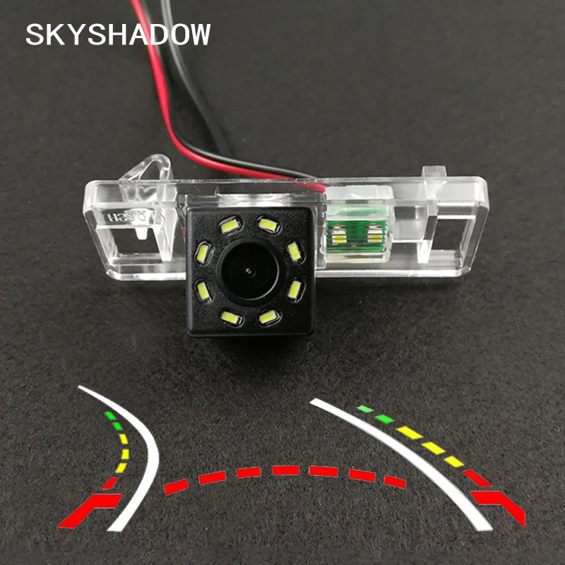 Рыбий глаз 4 8 12 led динамическая Беспроводная Автомобильная CCD камера ночного