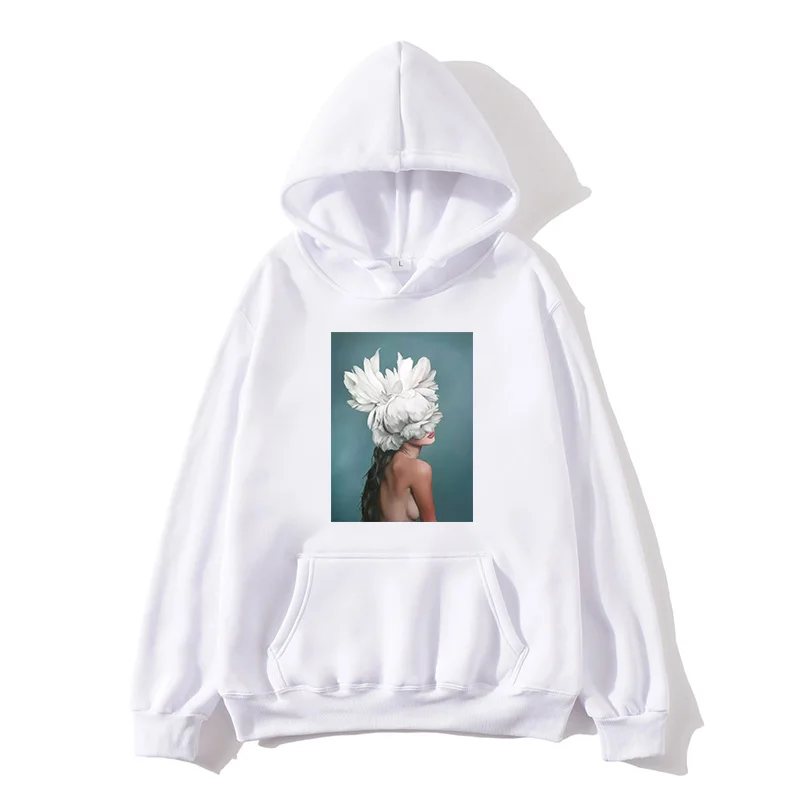 Брендовая толстовка с красивым принтом в стиле хип хоп 2019 Зимняя Повседневная