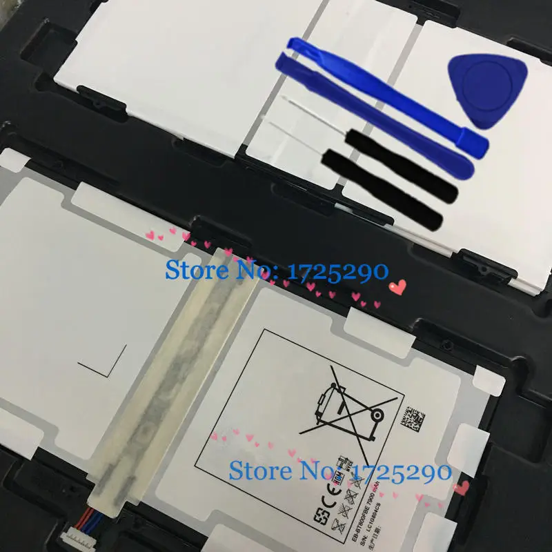 Новый высококачественный аккумулятор 7900 мА · ч EB-BT800FBE для Samsung Galaxy Tablet Tab S 10 5 дюйма