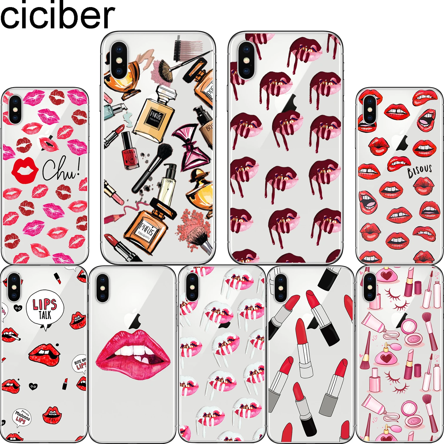 Ciciber Kylie Jenner сексуальная девушка губы мягкий чехол для телефона iPhone 11 Pro Max 6 6S 7 8 Plus