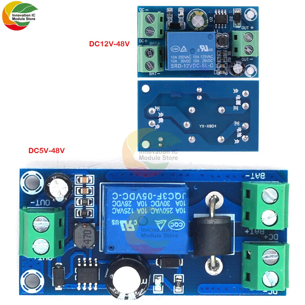 Релейный модуль постоянного тока 5-48 В/12-48 В защиты от отключения питания
