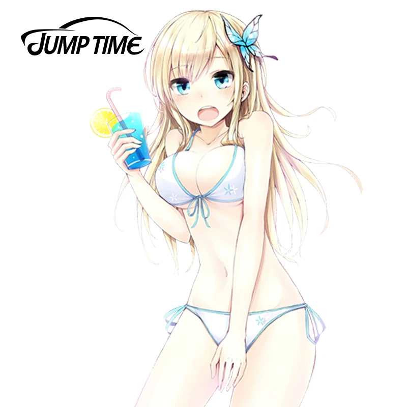 JumpTime 13 см x 8 9 сексуальное бикини для девушек автомобильная наклейка кашивазаки