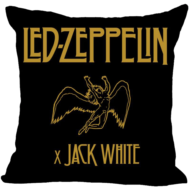Новое поступление Led Zeppelin наволочка для спальни для дома или офиса, декоративные наволочки квадратная Подушка на молнии чехлы Сатиновые мягкие не выцветают - Цвет: 22