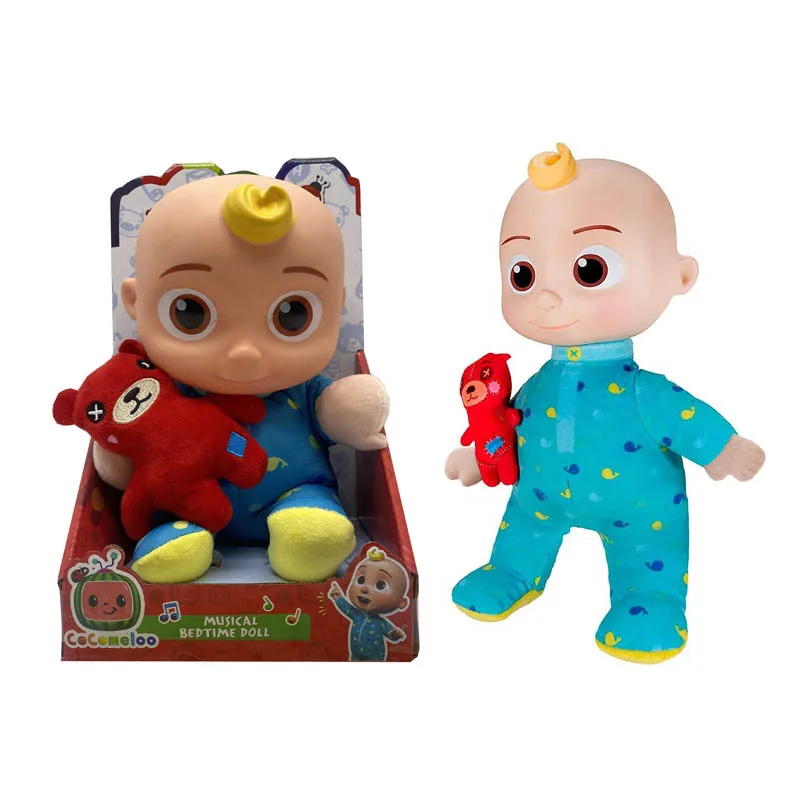 Новая плюшевая кукла Cocomelon поет музыкальную шкатулку с семью видами музыки