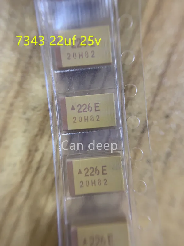 10 шт./лот Новые товары для дома алюминиевая крышка 25В 22 мкФ 226e D7343 танталовый
