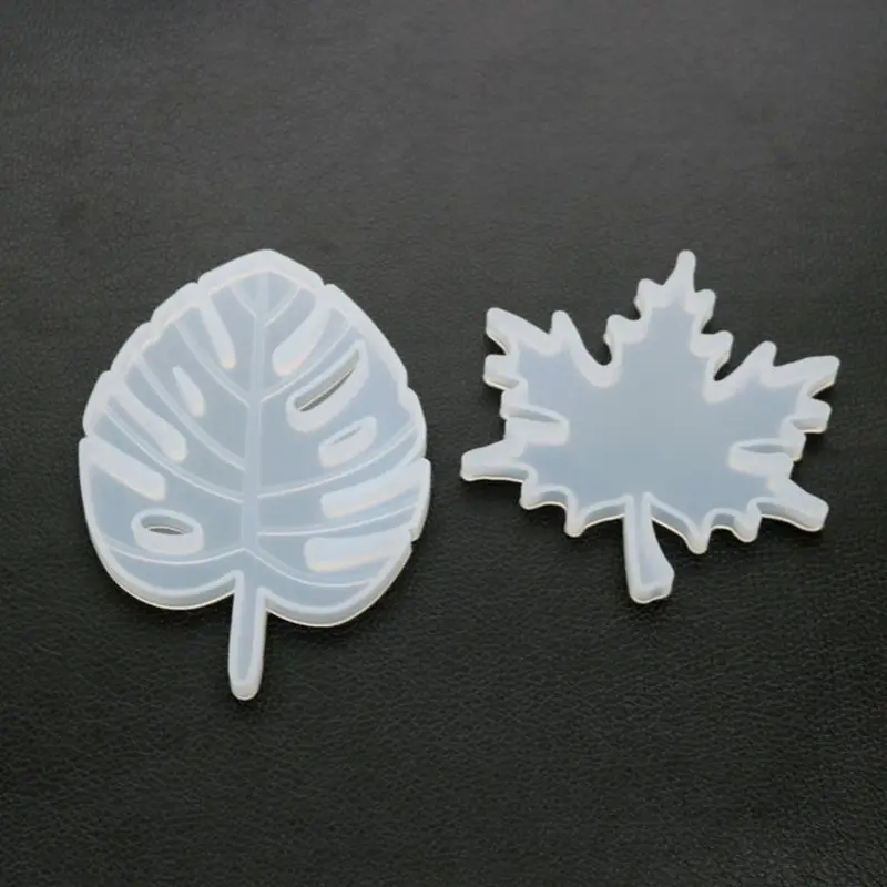 4 шт./компл. силиконовая форма для подставки в виде листьев смолы кленового листа