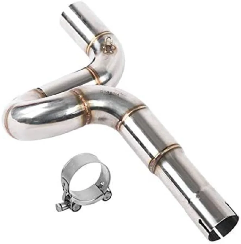 51 мм для мотоцикла Benelli TRK502 TRK 502 2016 2017 2018 выхлопная средняя звеньевая труба без глушителя из нержавеющей стали