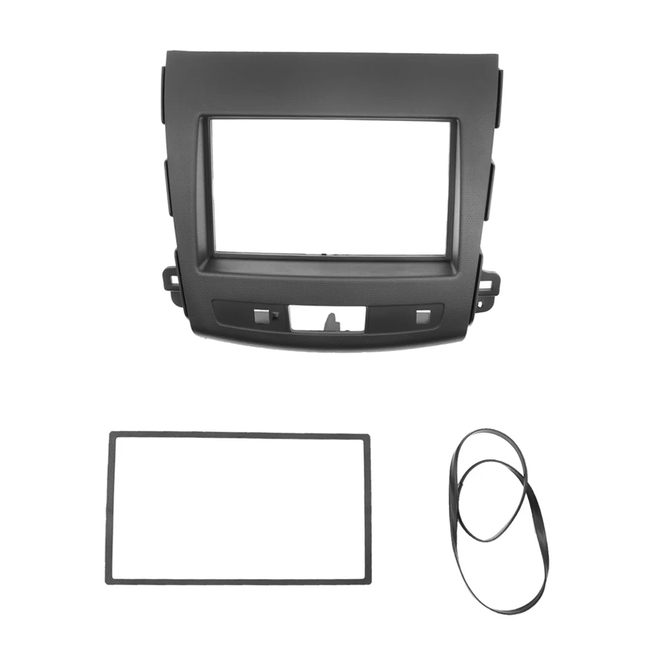 2 Din Автомобильная радиоустановка fascia подходит для Mitsubishi Outlander Peugeot (4007) Citroen C Crosser
