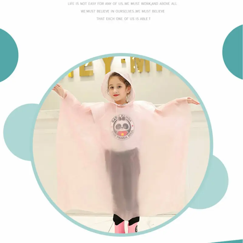 Водонепроницаемая куртка из полиэтилена с капюшоном дождевик пончо