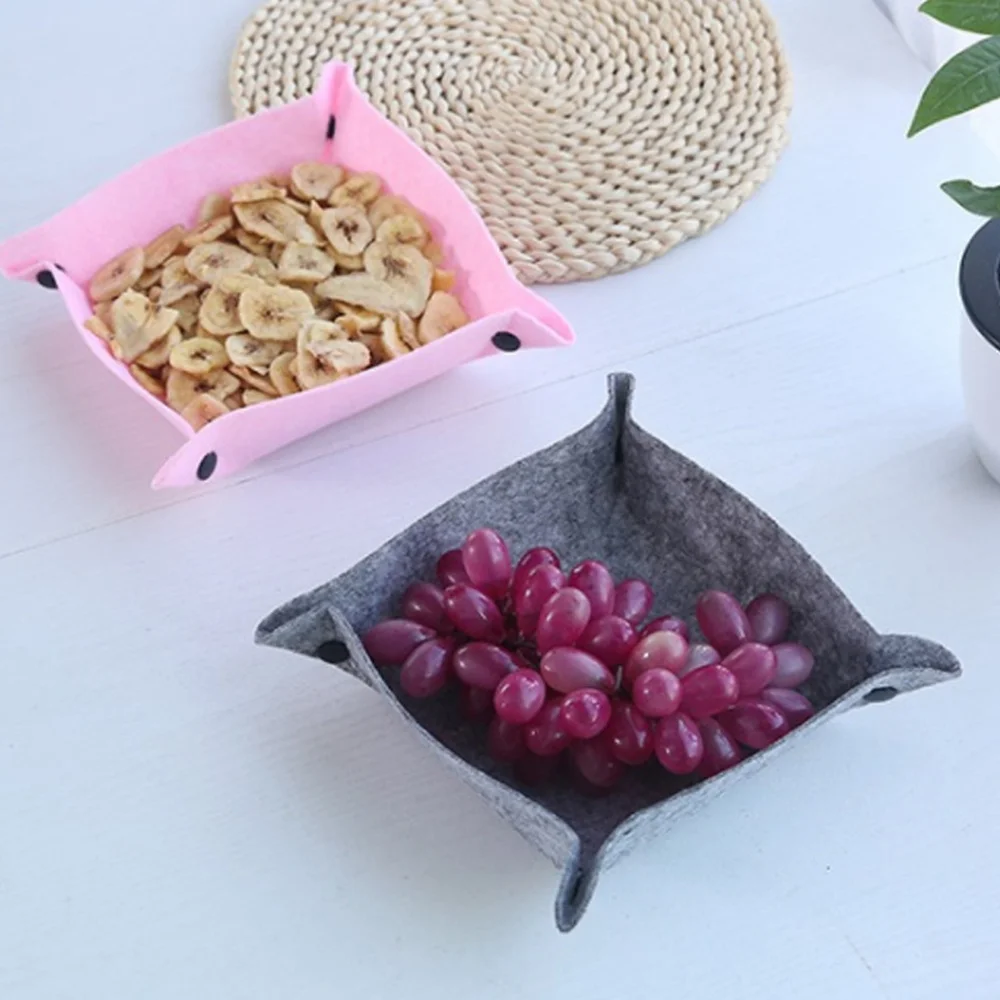 Enipate войлочные складные подносы для хранения кубиков настольных игр ключей