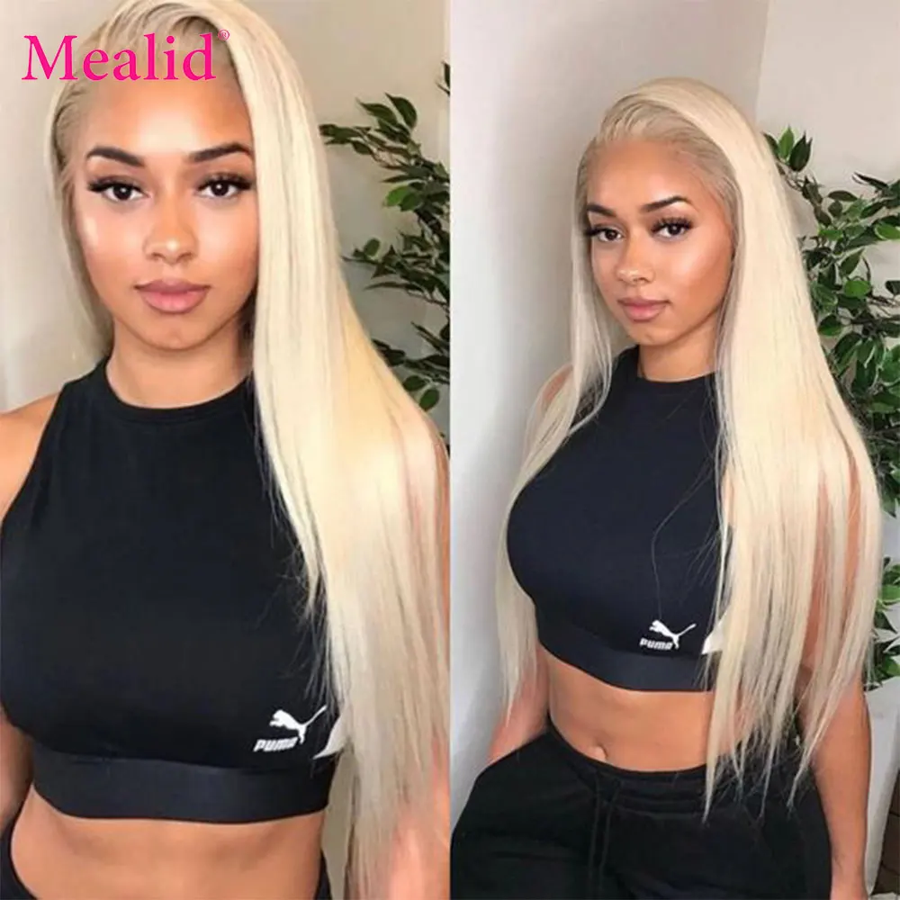 

13x1 613 медово-светлый цвет на шнуровке спереди человеческие волосы парики для женщин прозрачный перуанский Реми прямой фронтальный парик че...