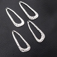 8pcslot silver plated shape charm metal pendants diy necklaces bracelets jewelry handicraft accessories 4218mm p167