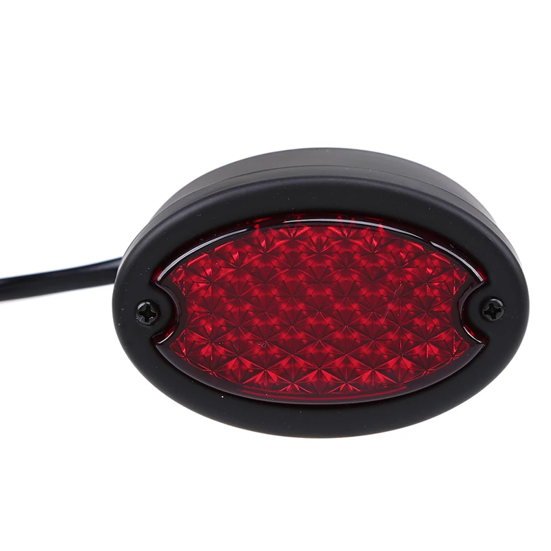 Задний фонарь POSSBAY для мотоцикла тормозной овальный светодиодный задний ходовой