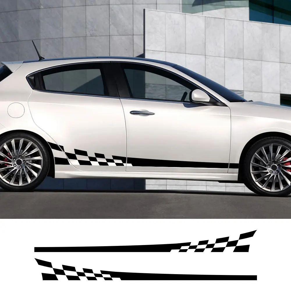 

For Chevrolet Cruze Lacetti Trax Alfa Romeo Stelvio Hyundai Accent Tucson Honda Fit City Accessories 2PCS Universal Car Stickers