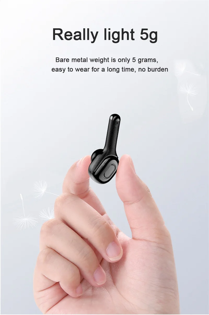 Bluetooth гарнитура, игровая гарнитура, беспроводные наушники, bluetooth наушники, наушники, fone de ouvido TWS Светодиодный дисплей питания