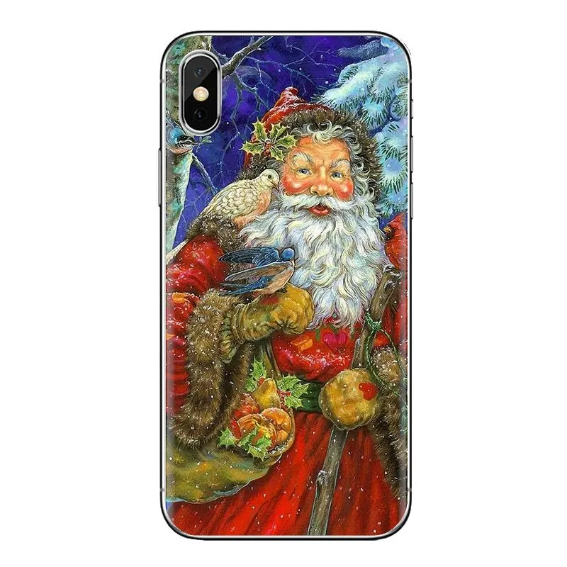 Мягкие чехлы из ТПУ для Xiao mi 6 A1 Max x 2 5X 6X Red Note 5 5A 4X 4A A4 4 3 Plus Pro с Рождеством