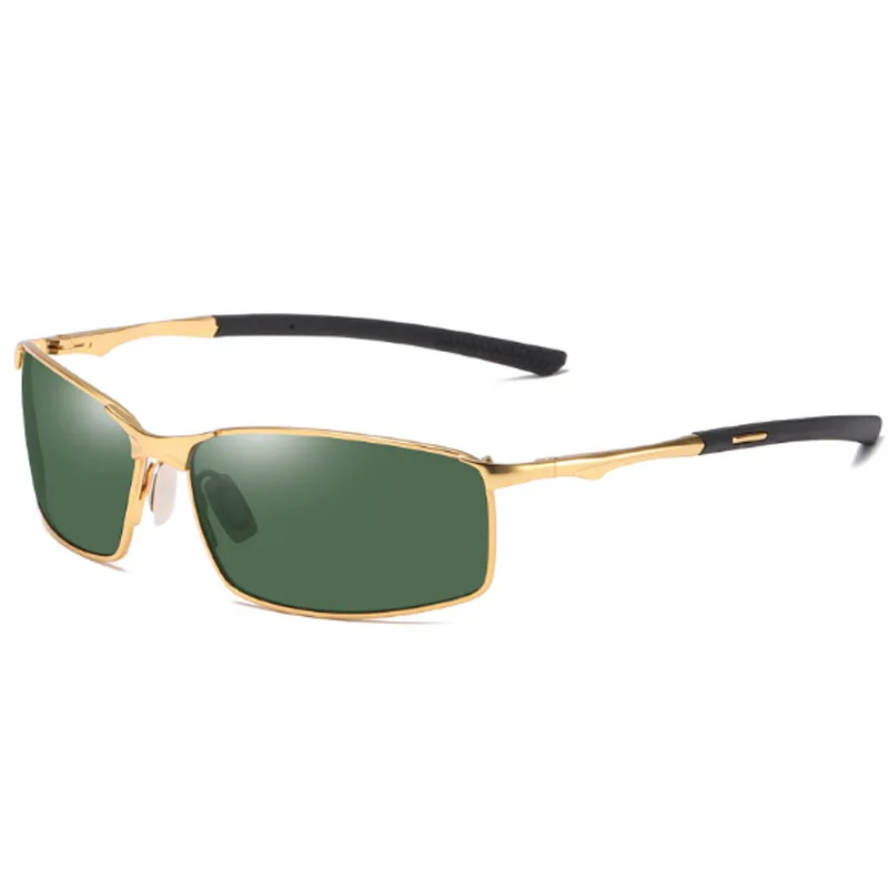 

Brand Design Polarized Sunglasses Metal Frame Square Sunglass Men Driving Sun Glasses UV400 Shades Eyewear Gafas De Sol Hombre