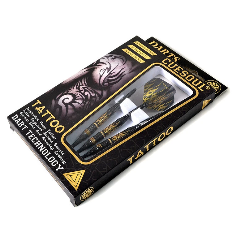 CUESOUL Tattoo series 20g профессиональные электронные мягкие наконечники дротики 145 мм
