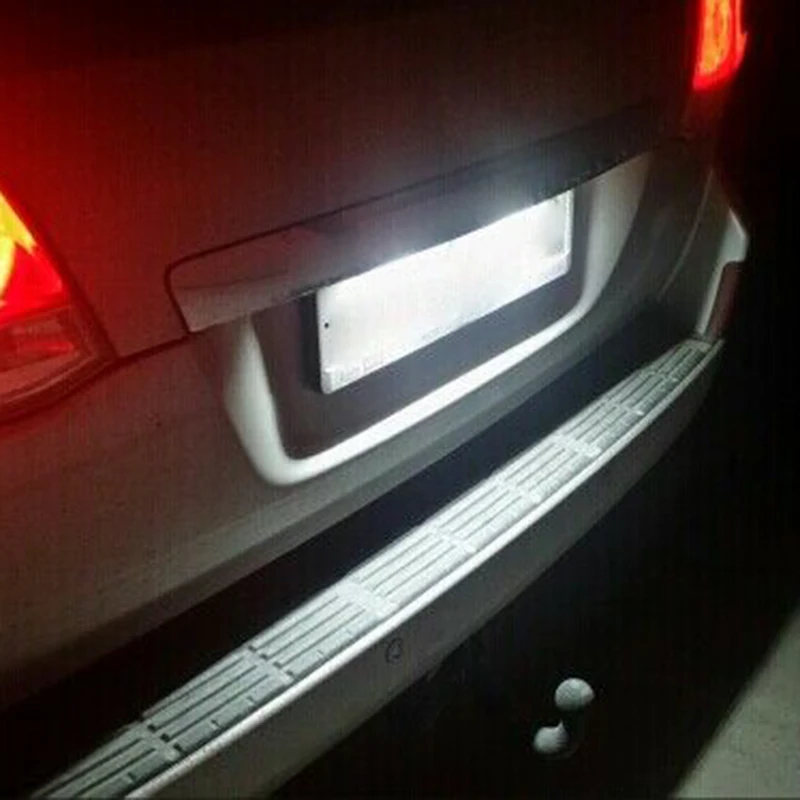 

Bulbs License Plate Light Car Auto For Toyota J100 J120 J200 Land Cruiser Prado 7000K Replacement White Error-free LED 2835 SMD