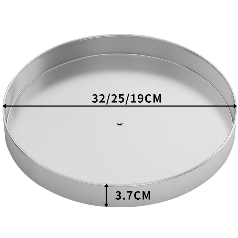 

New S/M/L 360 Rotation Cabinet Organizer Storage Spice Stainless Steel Drink Cosmetic Storage Rack Turntable Kitchen Accessoreis