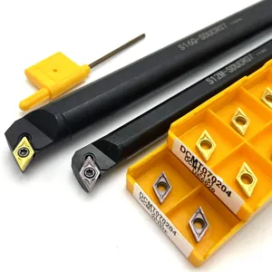 Держатель спирального токарного инструмента S08K, S10K, S12M,  95 градусов, Расточная штанга, используемая для DCMT070204, карбидные инструменты, режущий инструмент