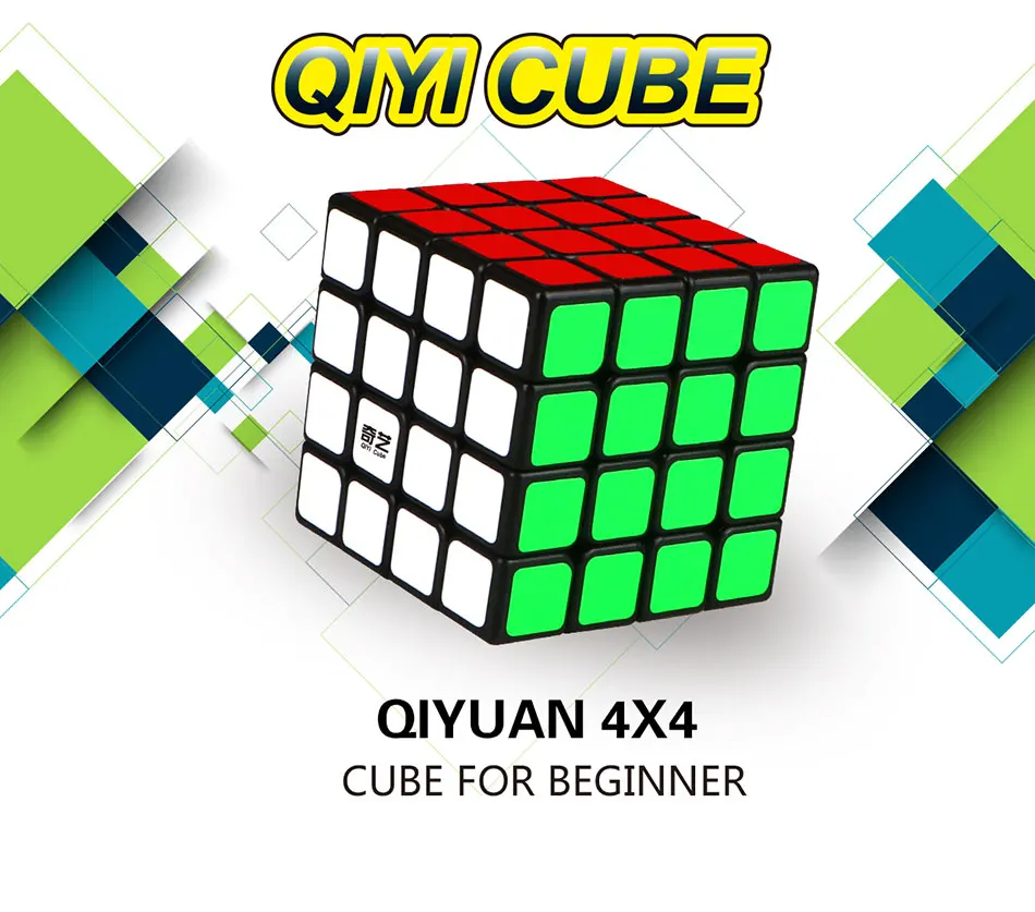 Qiyi 4x4x4 наклейка профессиональная скорость магические Кубики-Пазлы обучающие игрушки для детей Magico Cubo игрушки для взрослых