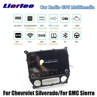 car multimedia audio player for chevrolet silverado 1500gmc sierra 2014 2019 android radio stereo bt gps navigation system