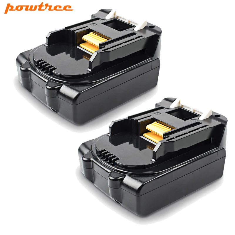 Powtree 3000mAh 14 4 V литий ионные аккумуляторы для MAKITA BL1430 BL1415 194066 1 194065 3 194559 8
