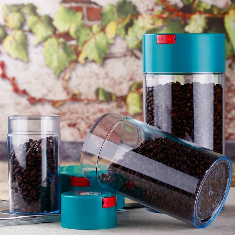 

3Pcs Kitchen Food Storage Container Set Coffee Beans Candy Box Fruit Fresh Saver Grain Transparent Sealed Cans