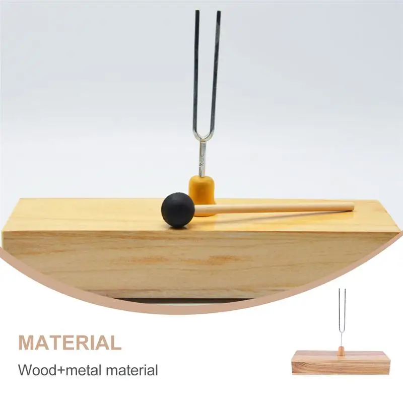 1 шт. вилка для настройки 256 Гц с деревянным держателем инструмент-тюнер акустика