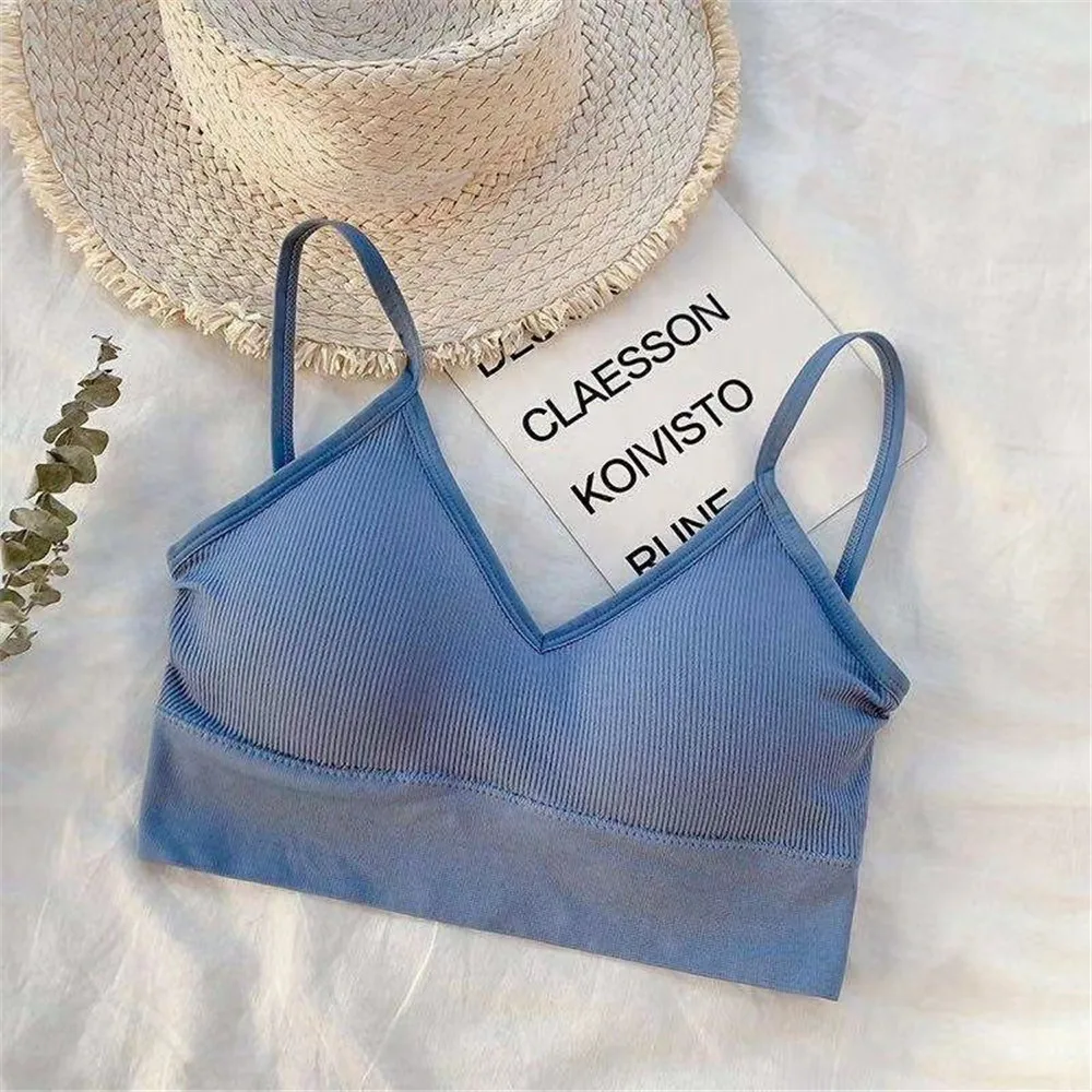 

New Tops Women 2020 Lingerie Vest Bra Tube Top Sexy Seamless Wire Free Cami Crop Top Elastic Tank Tops Mujer Push up Solid Bra