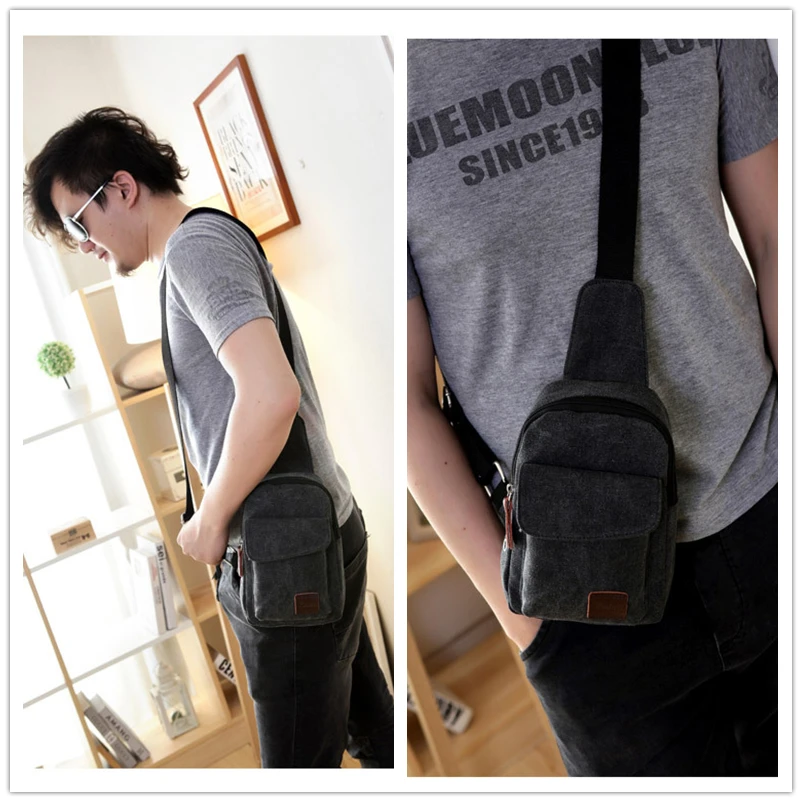 

Crossbody Bags for Men Short Trip Sling Chest Bag Designer Casual Messenger Bags Male Shoulder Bag Diagonal Back Pack Bolsos