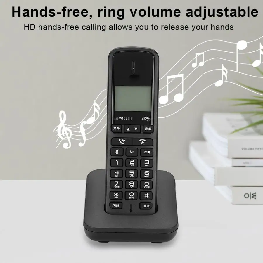 W158 цифровой беспроводной ручной Бесплатный домофон Hands Free телефонный