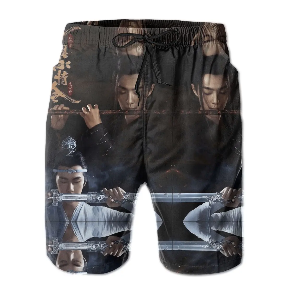 

R246 Sports The Untamed Bromance Poster Acrylic Block Short Breathable Quick Dry Funny Geek Male Shorts