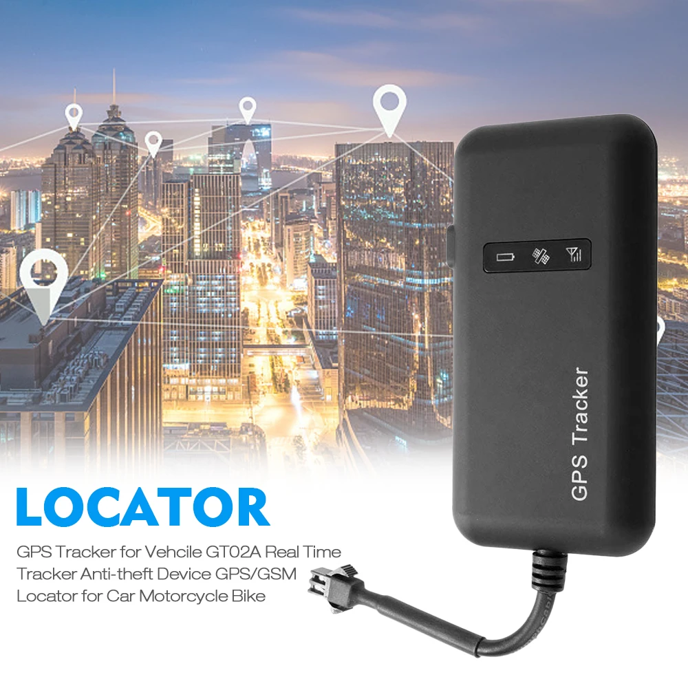 

Vehcile GT02A Global GPS Tracker Waterproof Built-in Battery GSM for Car motorcycle vehicle tracking device online