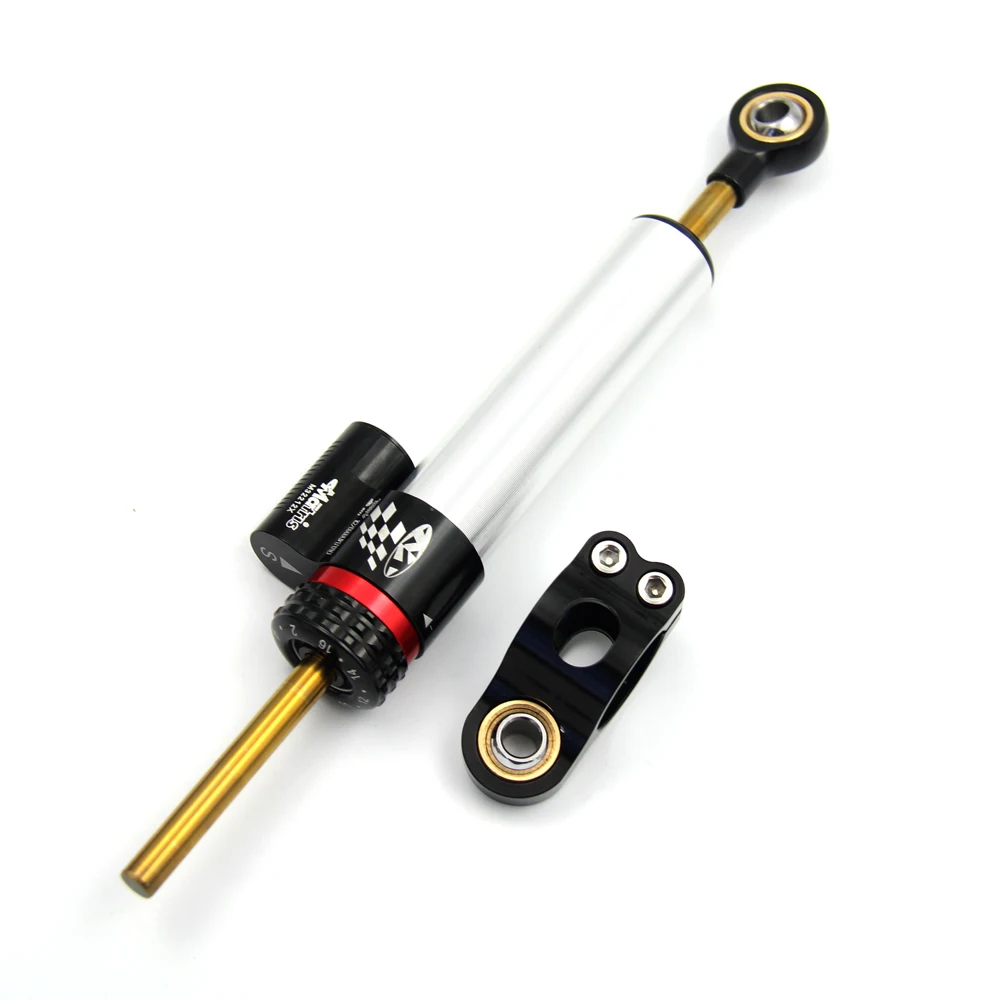 Регулируемый Линейный Обратный демпфер рулевого управления с кронштейном для