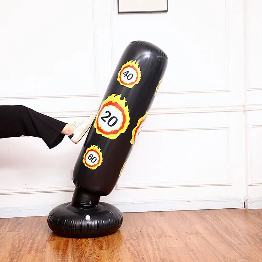 

1.6m Inflatable Boxing Bag Adult Children Boxing Punch Kicking Sandbag PVC Inflatable Tumbler Kids Boxing Training Target