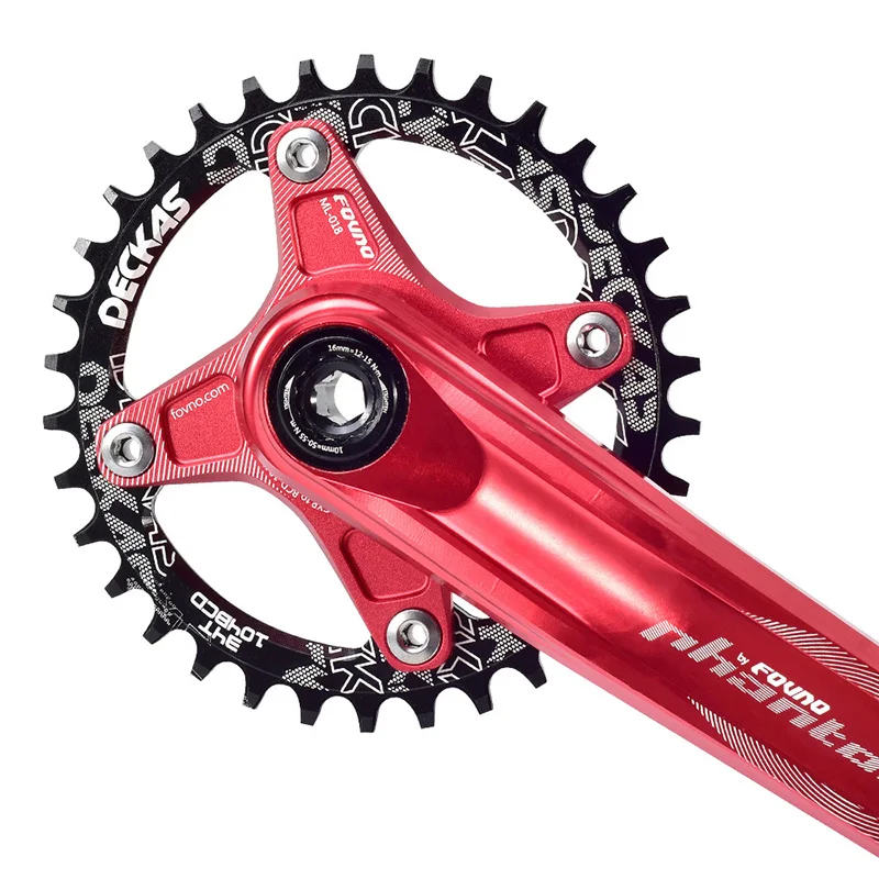 Deckas Litepro Crank 2 Crowns Crown Bcd 96 Stars for Bicycles Bicycle Crankset Mtb Ultegra Cranks Protector Tiagra Prowheel Kcnc | Спорт и