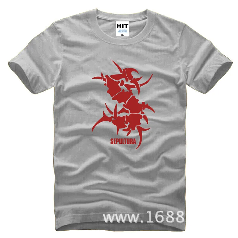 

Sepultura Punk Rock T Shirts Men Summer Style Short Sleeve O-Neck Cotton Tshirt Casual Male Hip Hop Fitness T-Shirt Streetwear