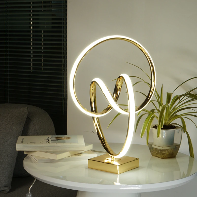 Скандинавский дизайнерский светодиодный настольный светильник для кровати