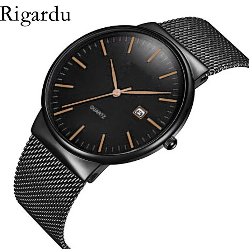 

Men's watches Men Date Display Classic Quartz Stainless Steel Wrist Watch Male watch buy china direct