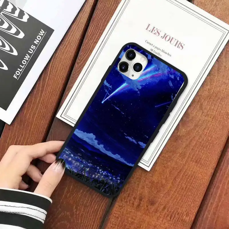 

Japan anime Your Name Phone Cases for iPhone 11 12 pro XS MAX 8 7 6 6S Plus X 5S SE 2020 XR