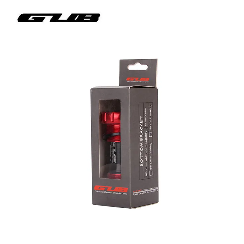 GUB 68/73mm Aluminum Alloy Bicycle Ceramic Bottom Bracket MTB Mountain Road Bike Axis BSA Crankset Bearings For Shiman-o FS-A | Спорт и