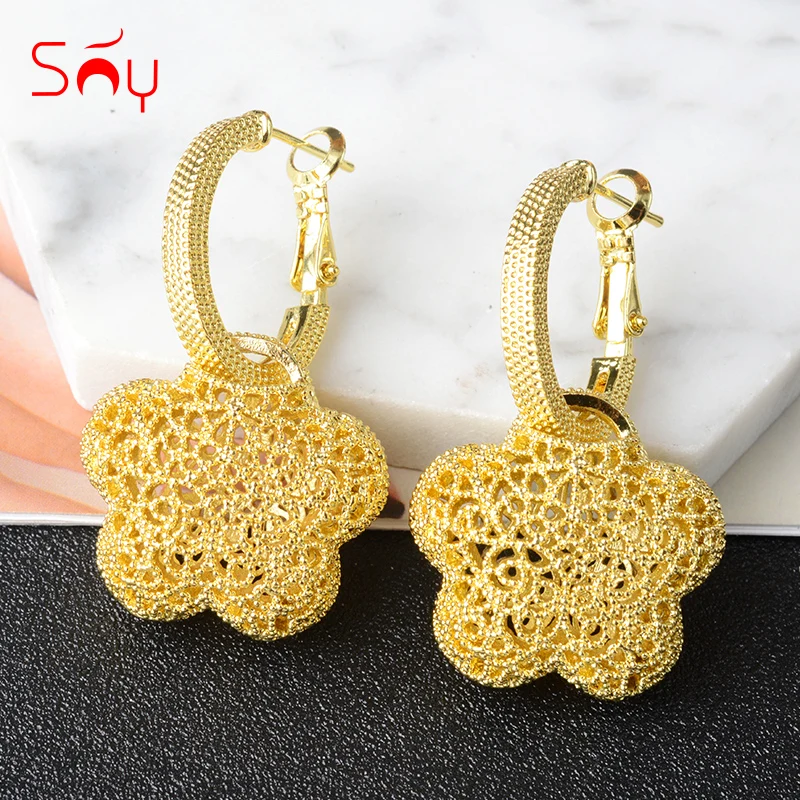

Sunny Jewelry 2021 Fashion Classic Jewelry For Women Big Earrings Romantic For Wedding Party Anniversary Gift Trendy Earrings