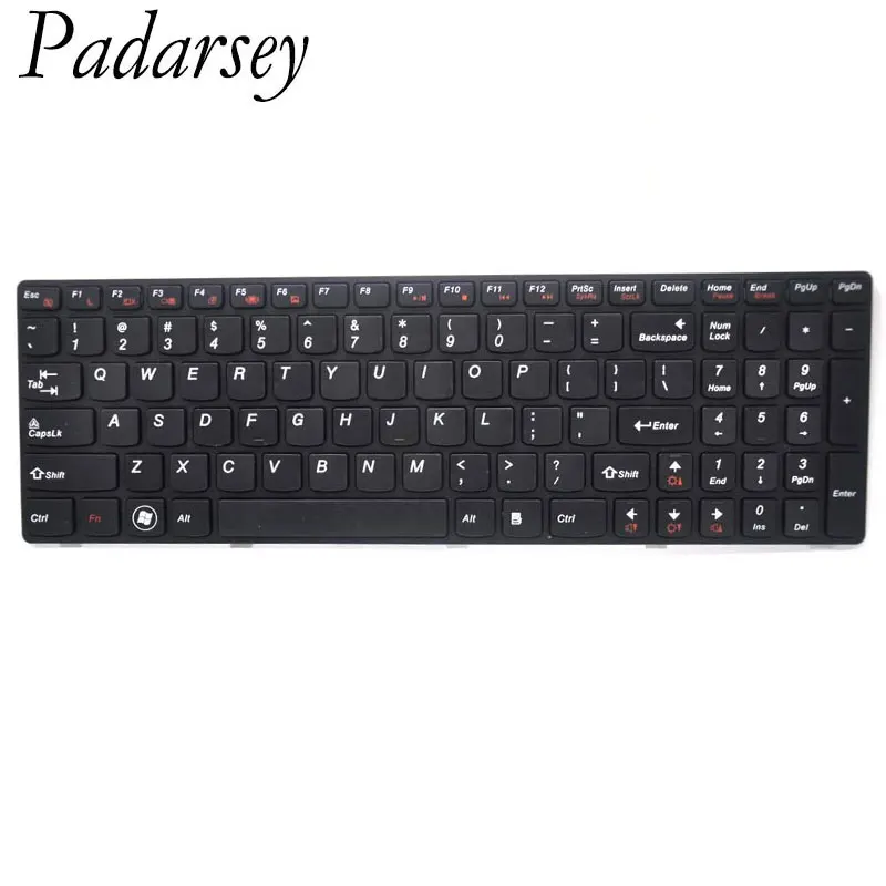 Сменная клавиатура Padarsey совместимая с Lenovo Ideapad G580 G580A G585 G585A V580 V585 Z580 Z580A Z585 Z585A Series US