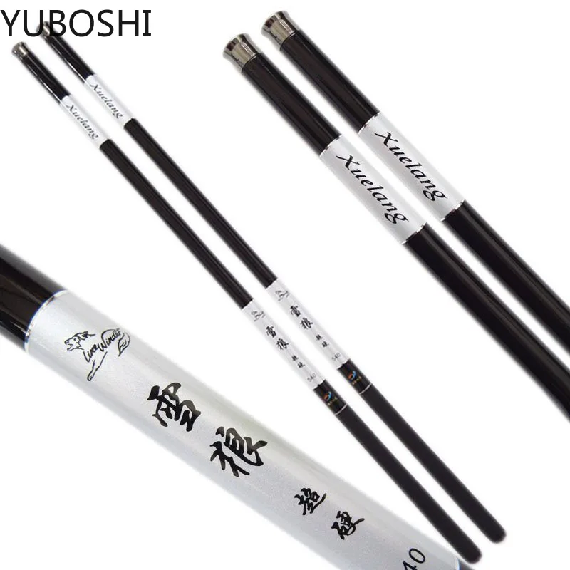 

YUBOSHI light Hard Carbon Hand Fishing Rod 3.6m 4.5m 5.4m 6.3m 7.2m Stream Lake Carp Fishing Pole Trout Tenkara Fly Fishing Rod