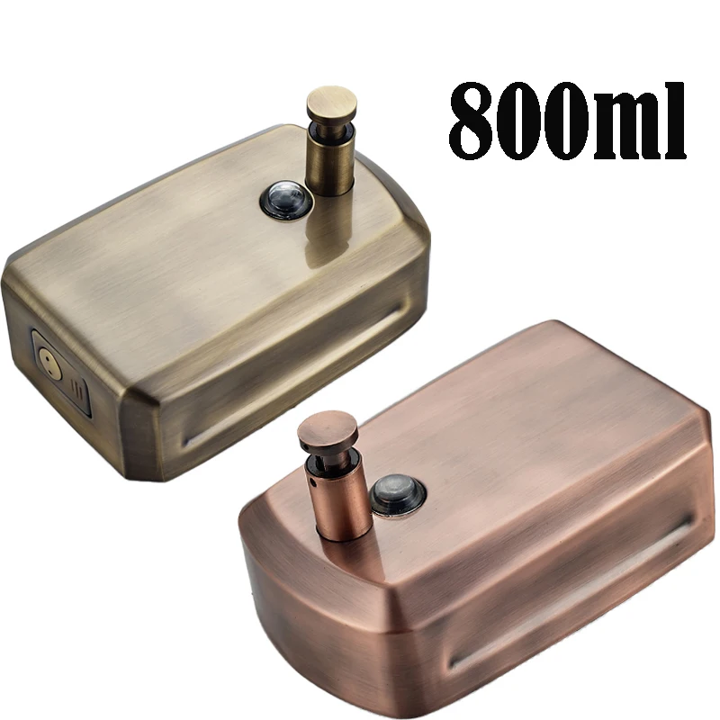 Бесплатная доставка Античный бронзовый настенный дозатор для мыла ванной