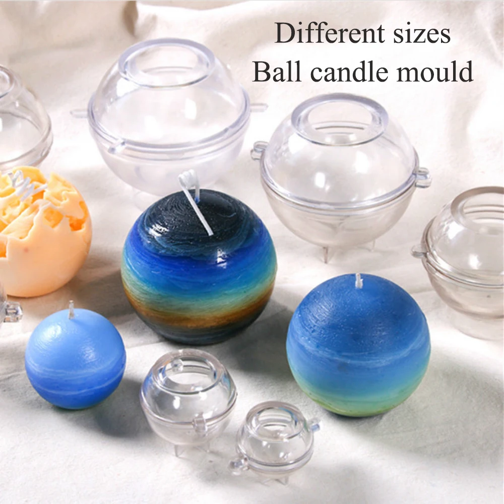 

Ball candle mould Sphere Round Silicone Mold for Resin Epoxy, Jewelry Making, Form Wax for candles, Homemade Soap, Bath Bomb
